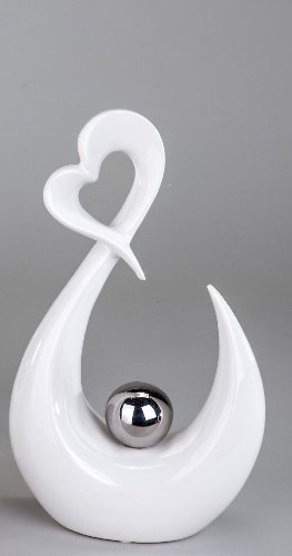 Keramikskulptur Herz