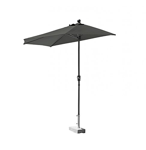 Praktischer Balkonschirm schwarz