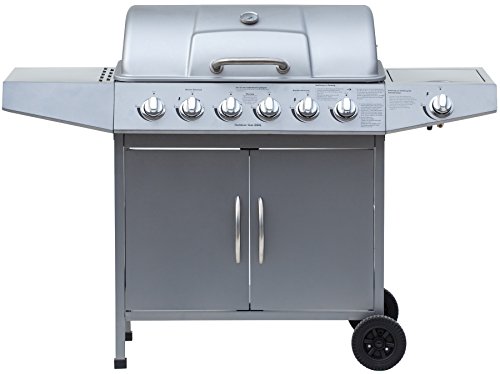 Gasgrill silber