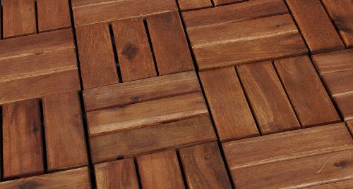 Balkon Bodenbelag Akazie