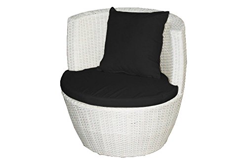 Sitzgruppe mit Kissen weiß