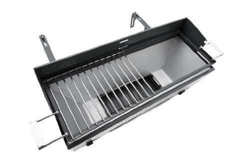 Holzkohle Balkongrill hängend