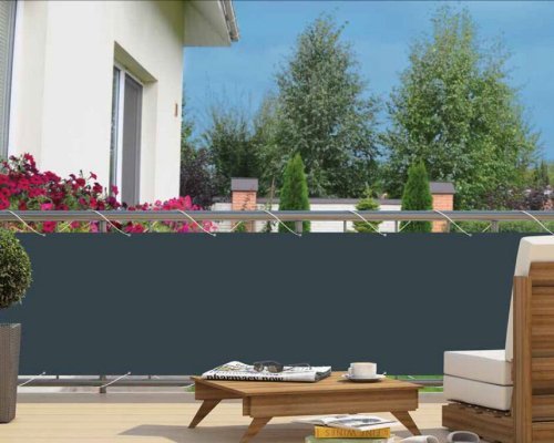 Balkon Sichtschutz anthrazit