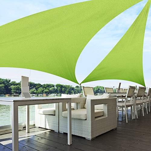 Sonnensegel wasserabweisend imprägniert grün