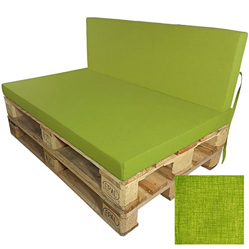 Outdoor Palettenn Sitzkissen grün