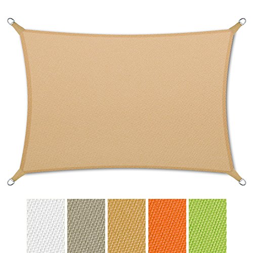 Sonnensegel verschiedene Farben uni
