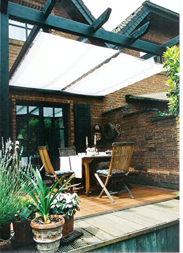 Sonnensegel uni weiß