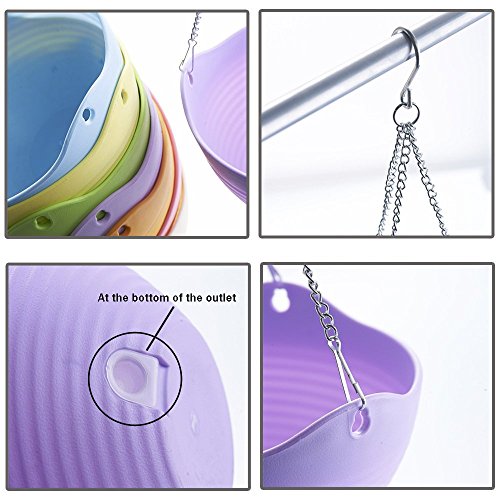 Hängende Blumentöpfe uni