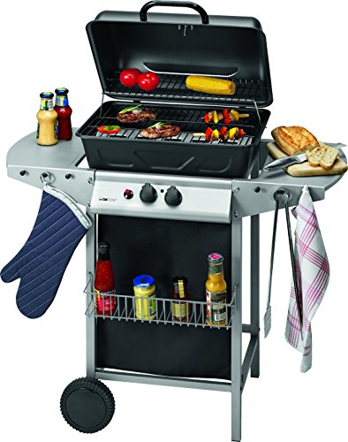 Clatronic Gasgrill mit Ablageplatz