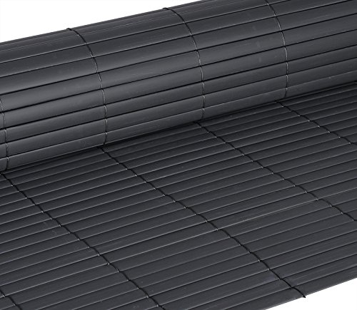 Sichtschutzmatte für Balkon grau