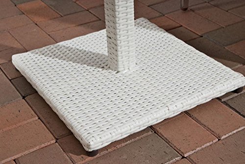 Balkontisch + Stühle Polyrattan
