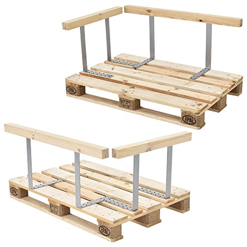 Paletten-Sofa komplett mit Kissen