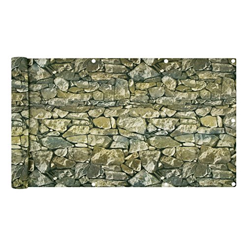 Sichtschutz verschiedene Steine