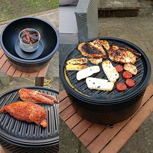 Holzkohlegrill rauchfrei