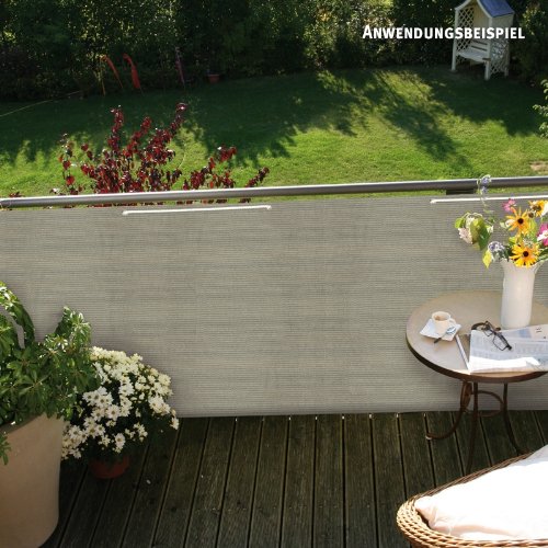Balkon Sichtschutz uni