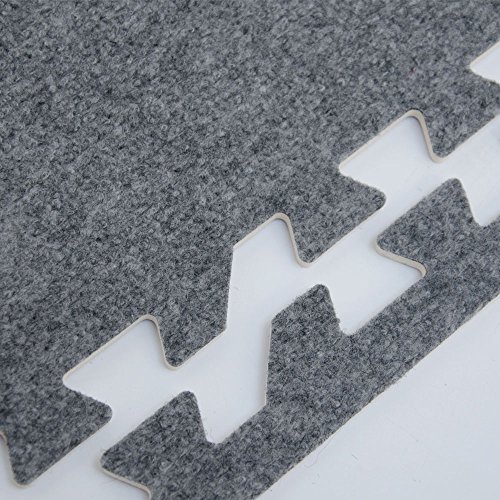 Balkonteppich in Fliesenstücken