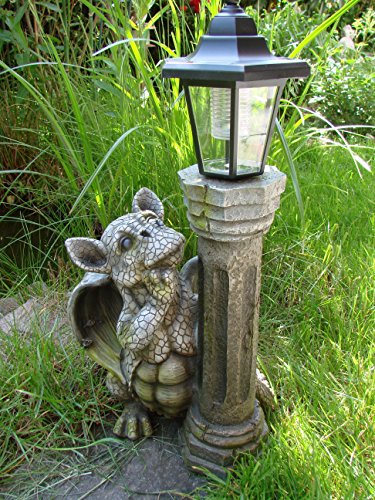 Drachen Figur Solarlampe