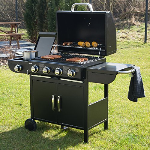 Gas Grillwagen + Seitenkocher