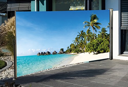 Seitenmarkise mit Fotodruck